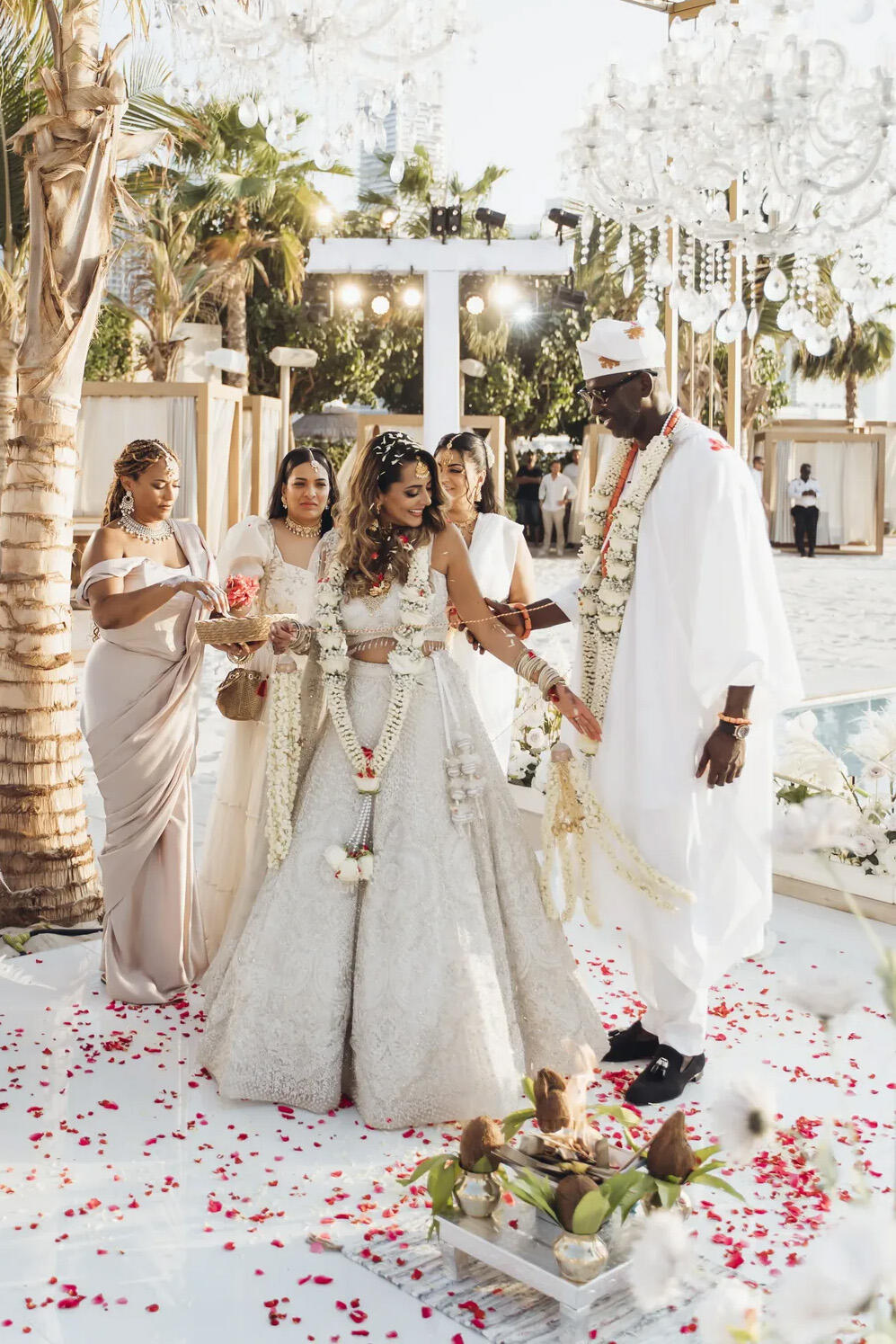 Hindu Wedding Ceremony by The Sacred Agni Hindu + Nigerian Wedding Ceremony hosted by The Sacred Agni